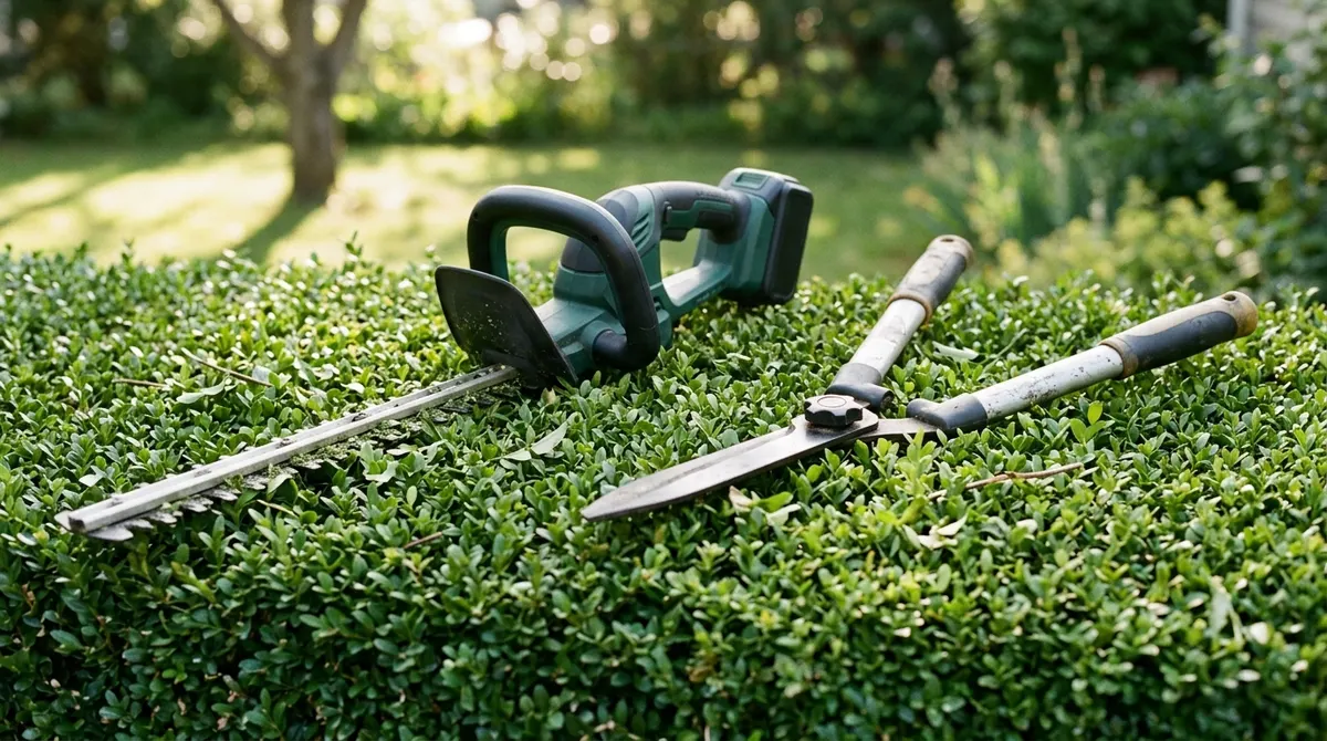 Hedge trimmer vs hedge shears