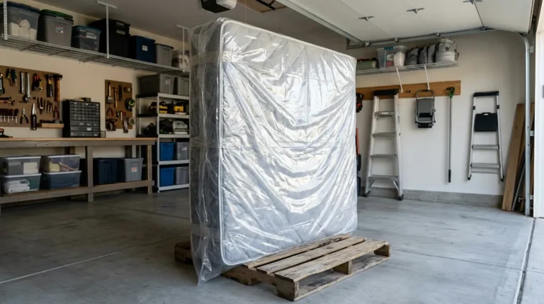 Mattress storage garage