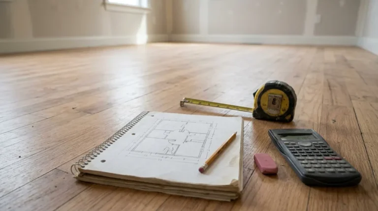 Measuring room square meters