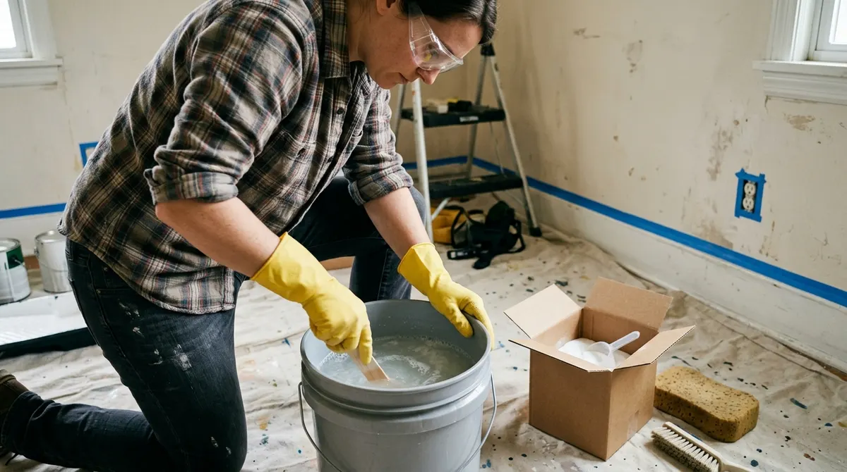 Tsp cleaner wall washing